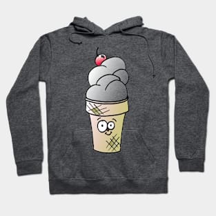 Cute Ice Cream Cone Doodle Hoodie